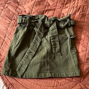 Paper bag Cargo Miniskirt